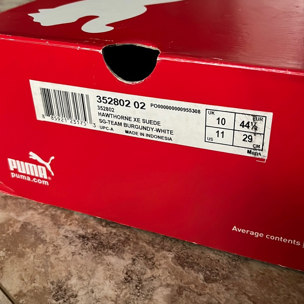 Men’s Puma shoes.